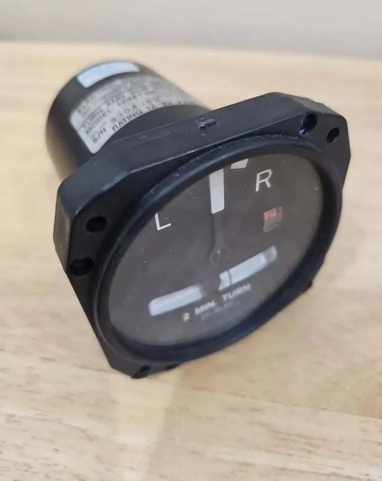 Electric Gyro Corp Turn and Slip Indicator
