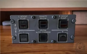 CRJ-200 Fuel Panel — photo 2 of 7