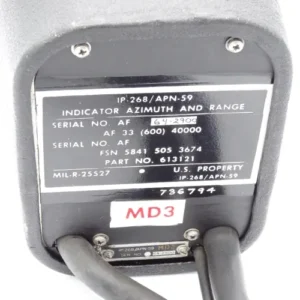 Aircraft Radar Display Unit 613121 / IP-268/APN-59 — photo 5 of 9