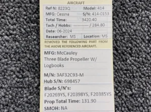 McCauley Propeller Model 3AF32C93-M — photo 4 of 14