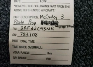 McCauley 3AF32C93NR Propeller Assembly — photo 2 of 12