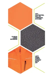 Beeswift BSD31OR Deltic Hi-Vis Orange Gilet — photo 5 of 6