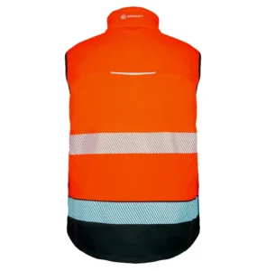 Beeswift BSDBWTTORBL Deltic TWO-TONE Hi-Vis Orange Gilet — photo 2 of 2