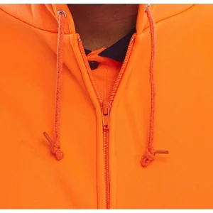 Beeswift BSHSSENOR Zip-up Hi-Vis Hooded Sweatshirt Orange Class 3 — photo 4 of 4
