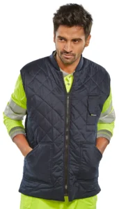 Beeswift BWENGSY Reversible Hi-Vis Yellow "interactive" Bodywarmer — photo 3 of 3