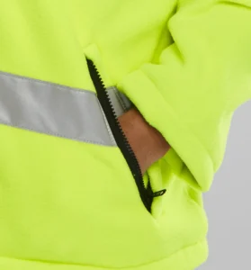 Beeswift CARFSY Carnoustie Fleece Hi-Vis Saturn Yellow Jacket — photo 3 of 3