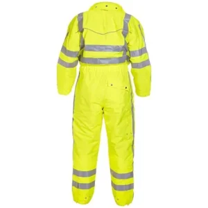 Hydrowear HYD072240SY Uelsen SNS Hi-Vis Yellow Waterproof Quilted Coverall — photo 2 of 2