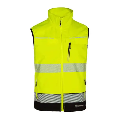 Beeswift BSDBWTTSYN Deltic TWO-TONE Hi-Vis Yellow Gilet
