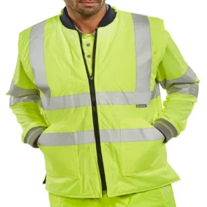 Beeswift BWENGSY Reversible Hi-Vis Yellow "interactive" Bodywarmer — photo 1 of 3